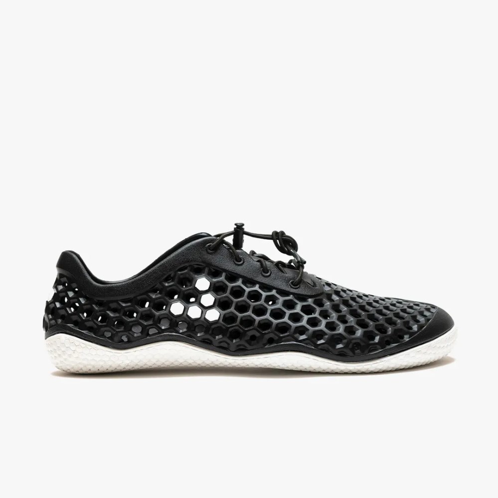 Vivobarefoot Ultra III Bloom Svart Sandaler Herre [2-CPQU]